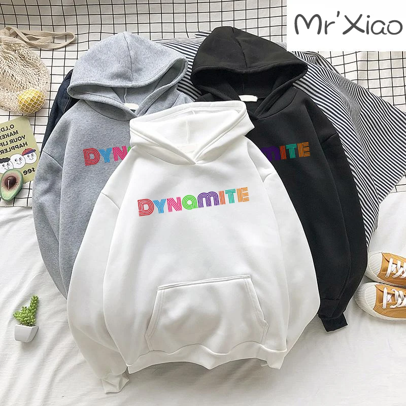 Women Hoodies Urtle Neck! Sweatshirts Boys Dynamite Korea Harajuku Hoody Hoodies Dynamite Men Sweatshirts Hooded K Pop