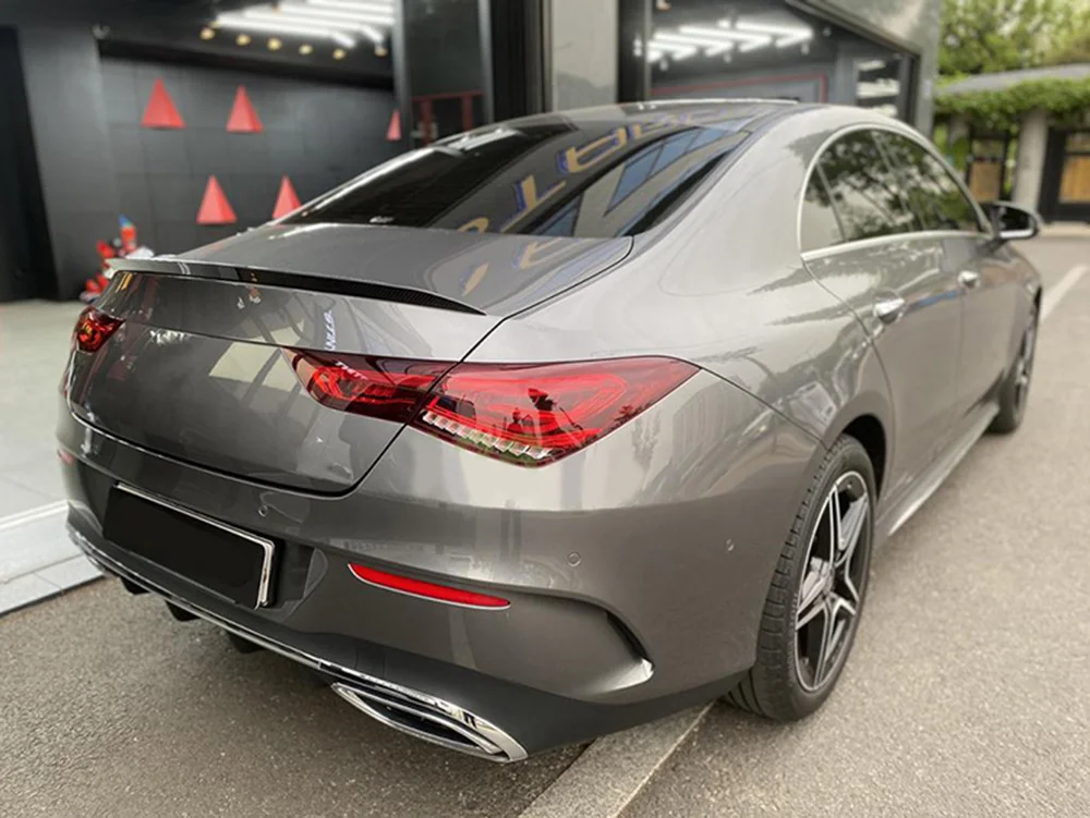 Spoiler C118 per Mercedes Benz classe CLA W118 2019 2020 2021 CLA250 CLA200 CLA220 Spoiler per baule posteriore in fibra di carbonio