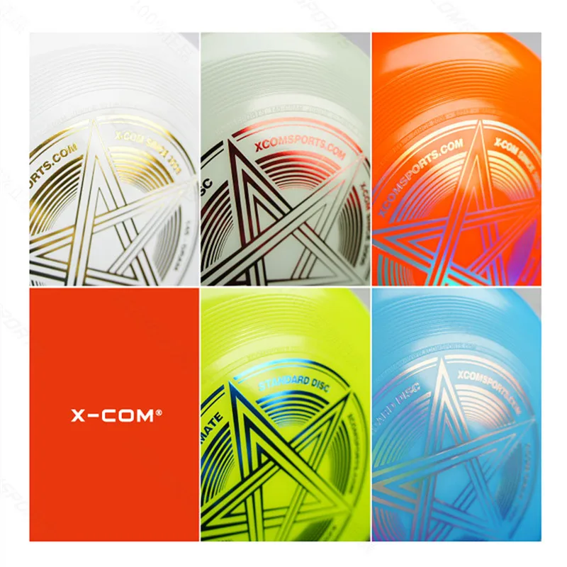 X-COM Professional Ultimate Flying Disc Certified by WFDF 175g 4 Colors With Storage Bag