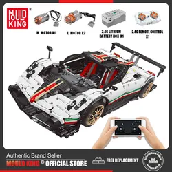 MOULD KING 13060 Technical Toys For Boys Building Blocks APP RC Motorized Zondas Racing Car Model Bricks Kids Christmas Gifts