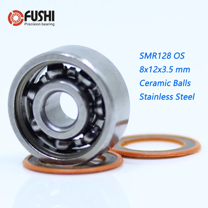 

SMR128 2OS Bearing 8x12x3.5 mm CB ABEC7 Stainless Steel Hybrid Ceramic Bearing DRY Ocean Fishing Reels Ball Bearings SMR128C