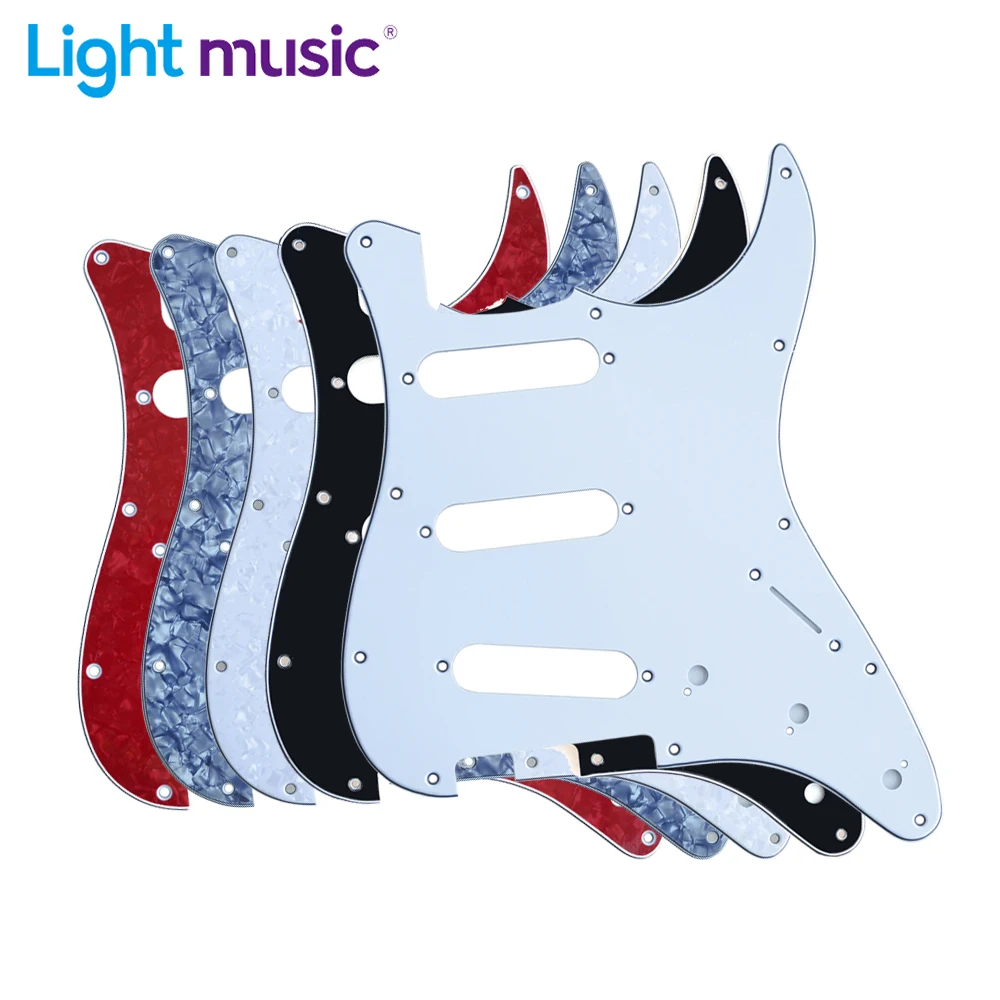 1Pcs ST SSS SSH HH HSH Guitar Pickguard Pick Guard Scratch Plate & Pickguard Screws for 11 Hole Guitar Parts