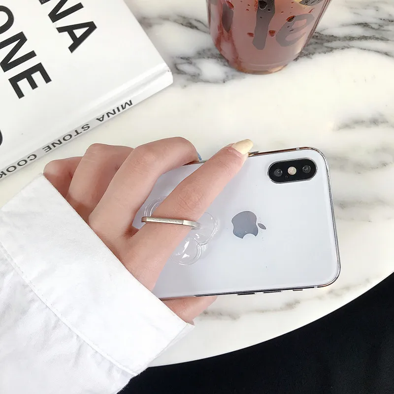 2024 360 Degree Mouse Shape Finger Ring socket Mobile Phone Holder Stand For iPhone for oneplus socket For all Smfor phone