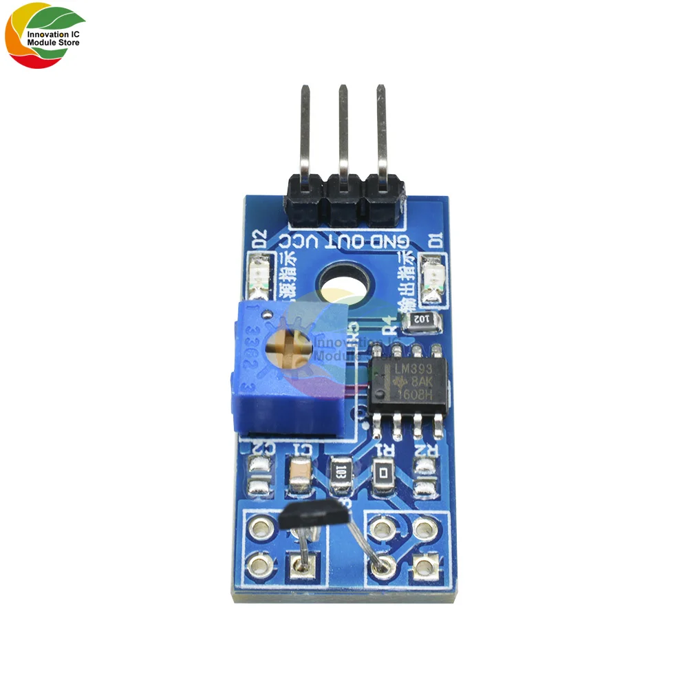 5V 3.3V LM393 Hall Sensing Probe Hall Switch Sensor Module Motor Speed Test PCB Board Module For Arduino Magnetic Detect Car