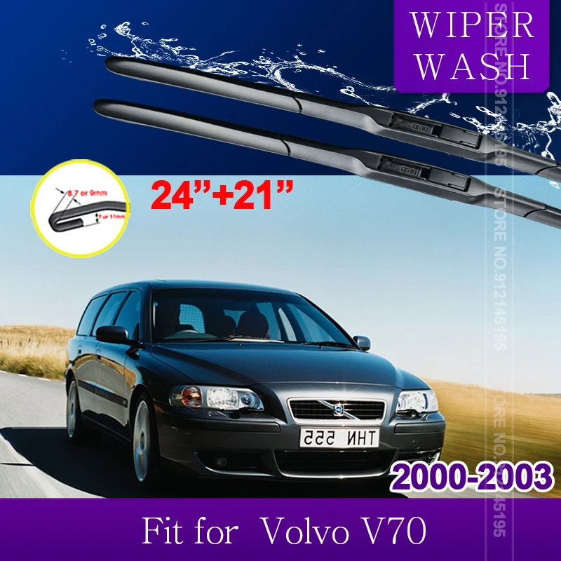 

Car Wiper Blade for Volvo V70 XC70 2000 2001 2002 2003 Front Window Windscreen Windshield Wipers Blades Car Accessories XCV 70