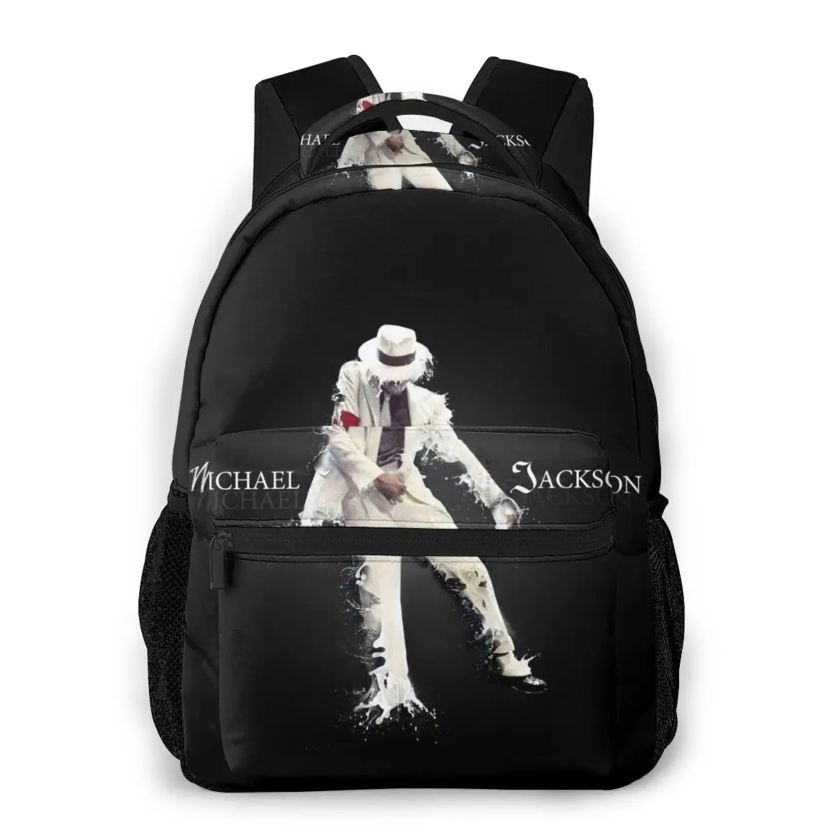 Michael Jackson-mochila de viaje para niños y niñas, morral escolar para adolescentes