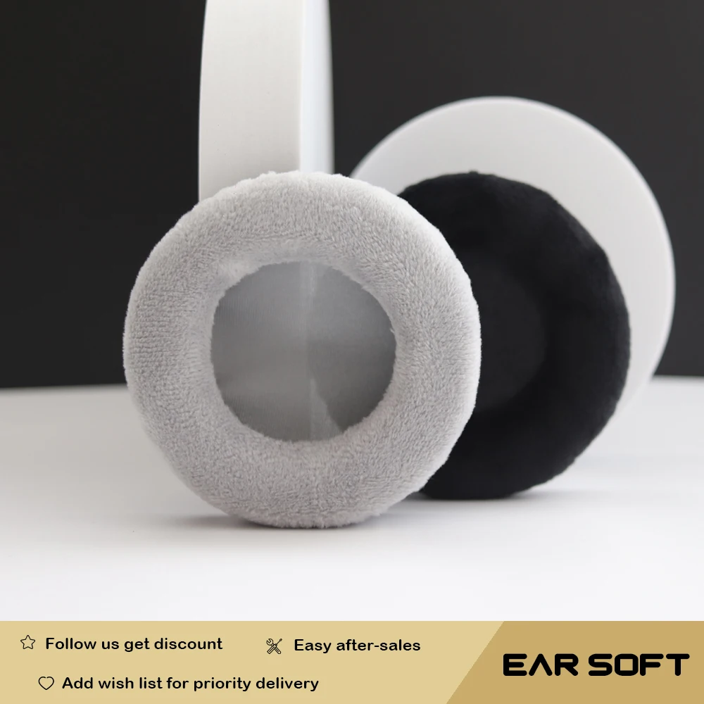 Earsoft Replacement Cushions for Speedlink MEDUSA 5.1 Headphones Cushion Velvet Ear Pads Headset Cover Earmuff Sleeve