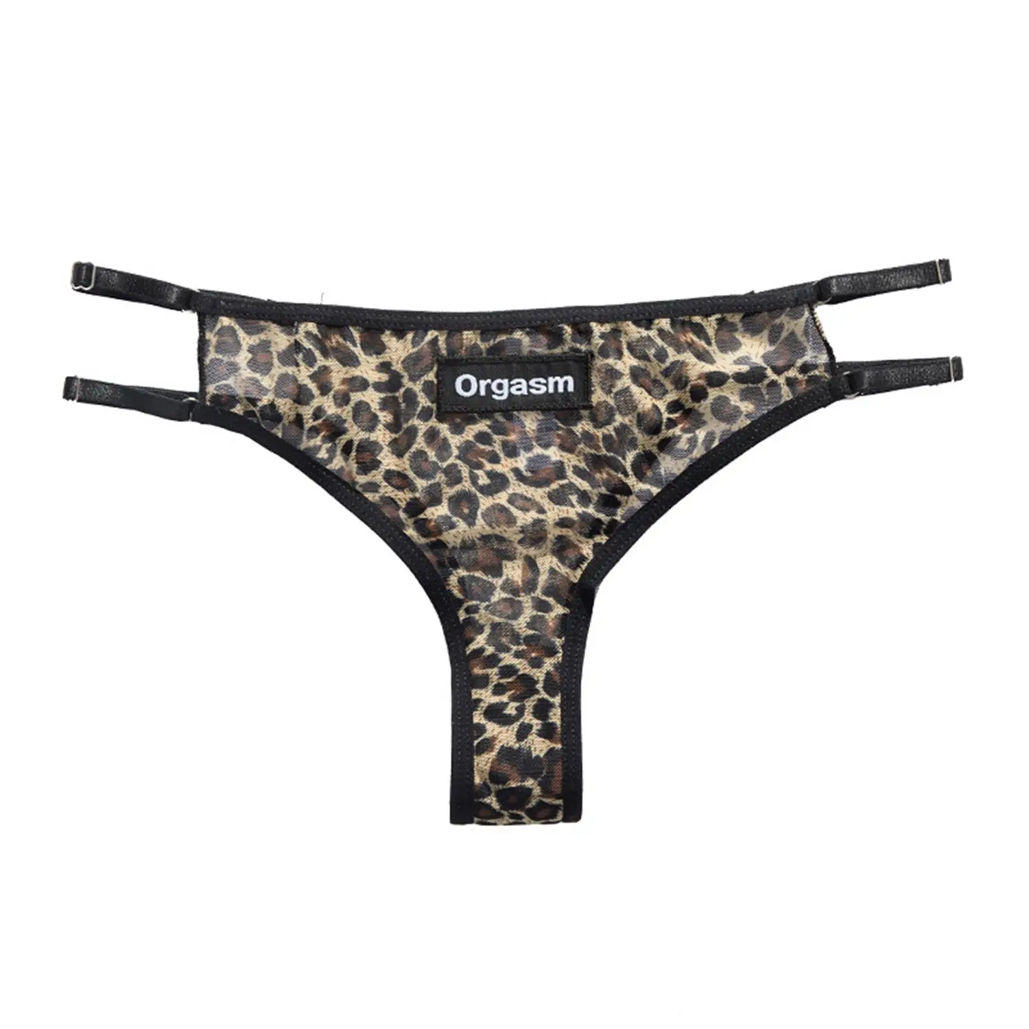 Women Sexy Briefs Seamless Panties Low Waist Leopard Print Thong Panties Women Underwear Goth G-strings Thong