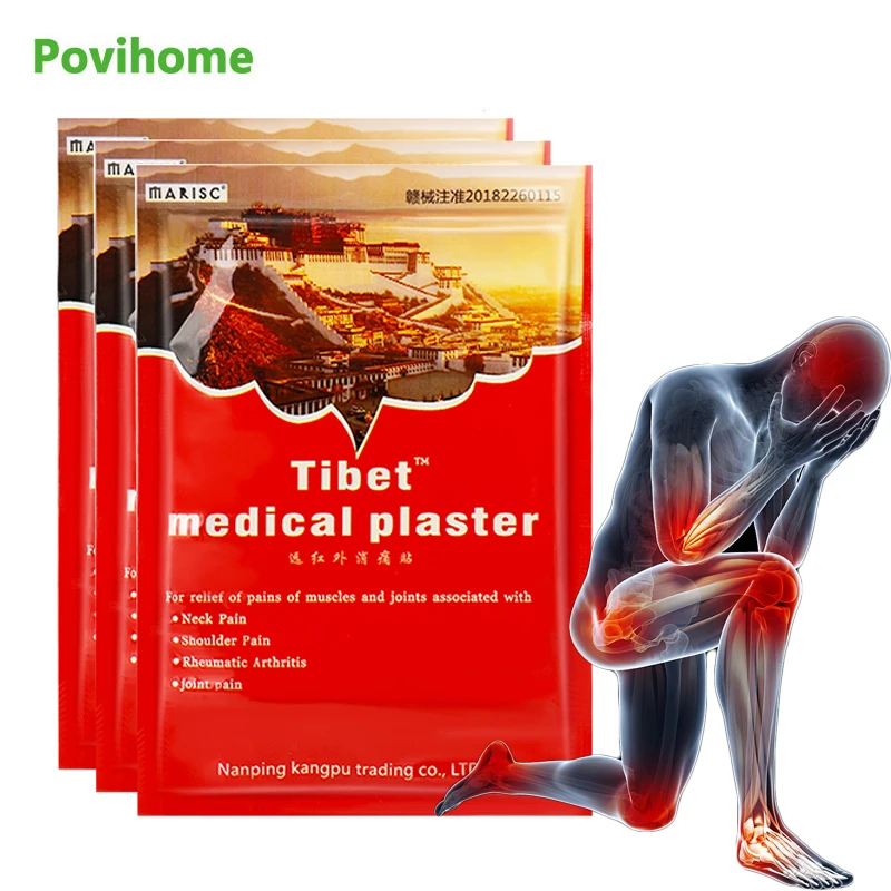 

24Pcs Herbal Analgesic Patch Knee Joint Muscle Sprain Pain Relief Plaster Arthritis Rheumatism Bone Pain Body Massage Care Paste