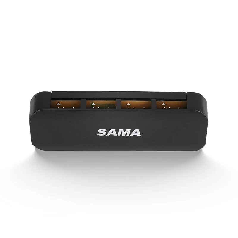 SAMA-ventilador SH201 PWM para caja de PC, soporte de ventilador de A-RGB, hub de 1 a 4 ventiladores