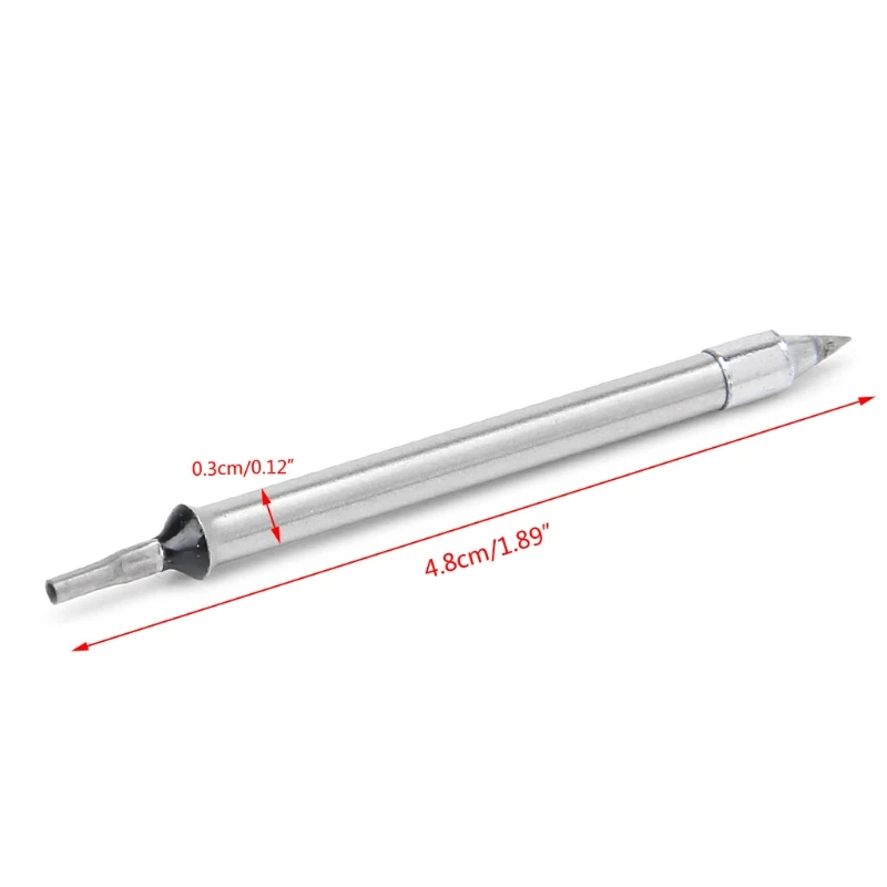 Punta de hierro para soldar, pieza de repuesto para soldador eléctrico alimentado por USB, 5V, 8W, puntas de cautin