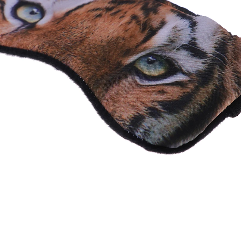 Sleep Eye Mask Cotton 3D Animal Eyeshade Cute Eyepatch Sleeping Mask Travel Eye Cover Rest Eye Band Sleep Aid Kids Eye Blindfold