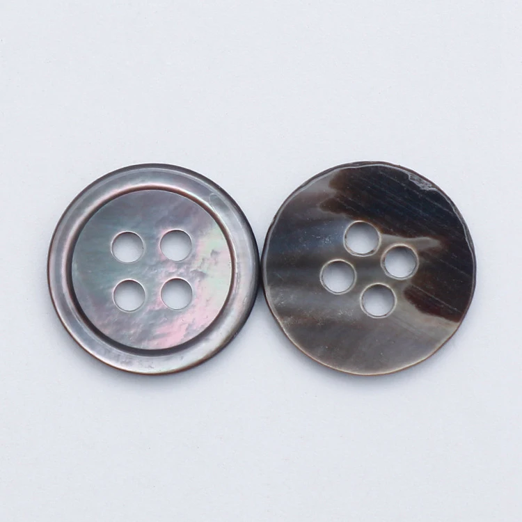 9/10/11.5mm 20PCs Round Shell Sewing Buttons 4-Holes Button Natural Shell Buttons Color Japan Mother Of Imitation Pearl Buttons