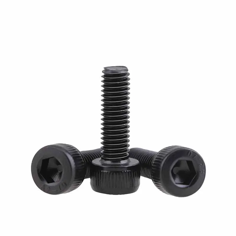 M2 M2.5 M3 M4 M5 M6 M8 304 Stainless Steel Allen Hexagon Hex Socket Cap Head Screw Bolt Black DIN912