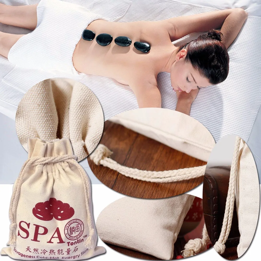 Hot Stone Massage Set Heater Box Relieve Stress Back Pain Health Care Acupressure Lava Basalt Stones for Healthcare green stone