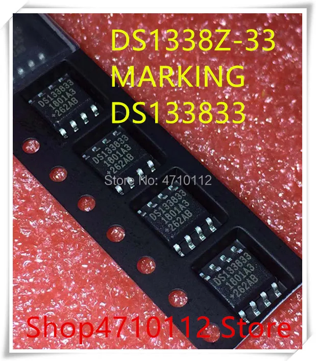 NEW 10PCS/LOT DS1338Z-33 DS1338Z DS1338 MARKING DS133833 SOP-8 IC