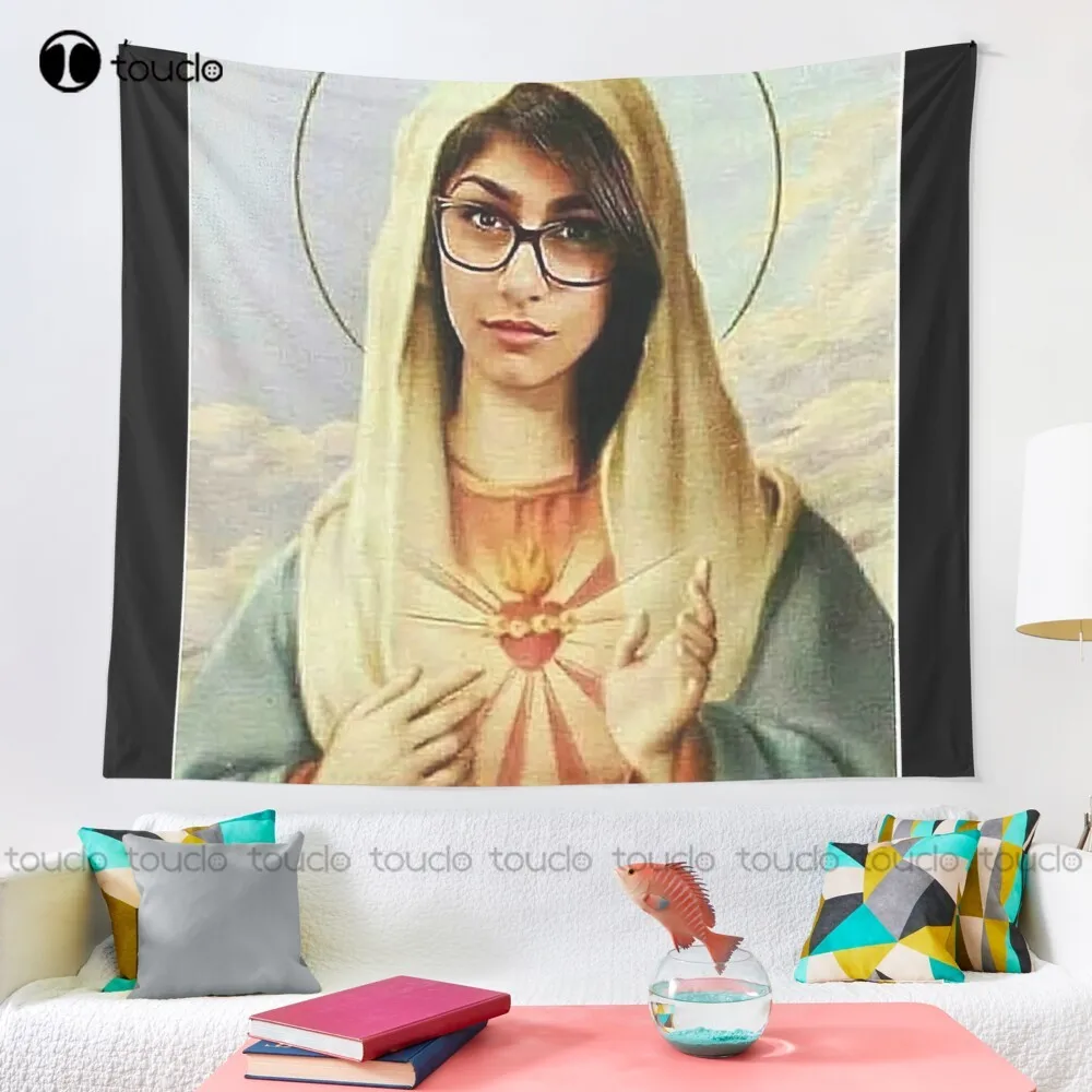 Khalifa Mia Khalifa Sasha Sasha Grey Tapestry Full Wall Tapestry Blanket Tapestry Bedroom Bedspread Decoration Background Wall