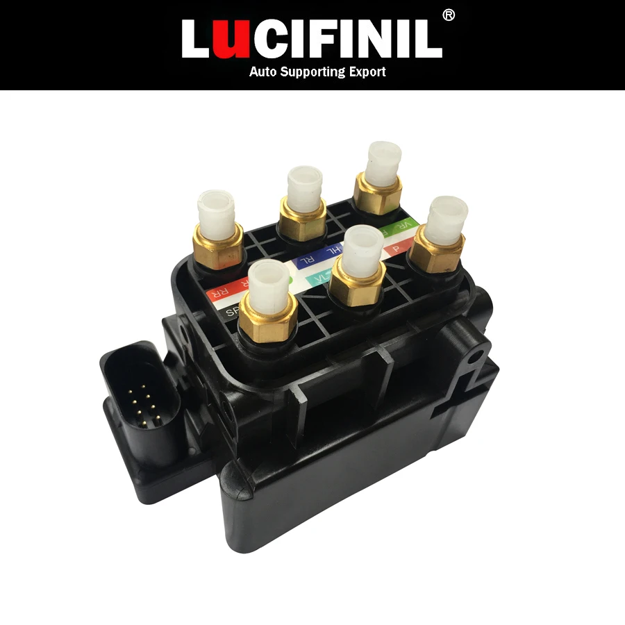 

LuCIFINIL Air Suspension Air Valve Block Fit Tesla Audi Q7 VW Touareg Cayenne Panamera McCann Grand Cherokee 95835890300