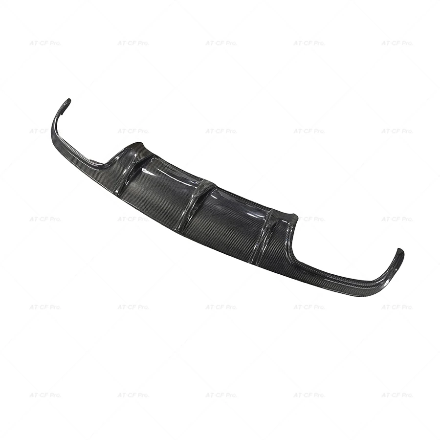 for W204 Carbon Fiber/FRP Rear Bumper Diffuser Lip Spoiler for Benz C-Class W204 C63 AMG C300 Sport Sedan Coupe 2008 - 2011