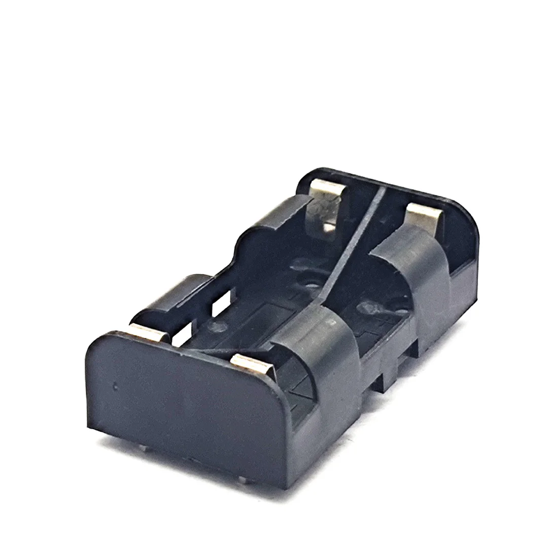 2 supports de piles AA, boîtier de rangement de piles AA, support de boîte AA, bricolage avec 2 fentes, livraison directe