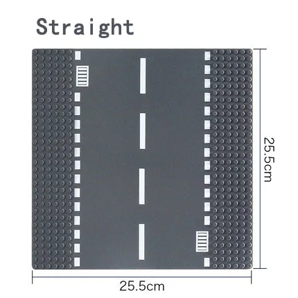 3PCS Klassische Grundplatten Blöcke 32x32 32x16 Punkte Gebäude Grundplatten Ziegel Montage Stadt Straße MOC freunde Stadt Spielzeug – Detail 21