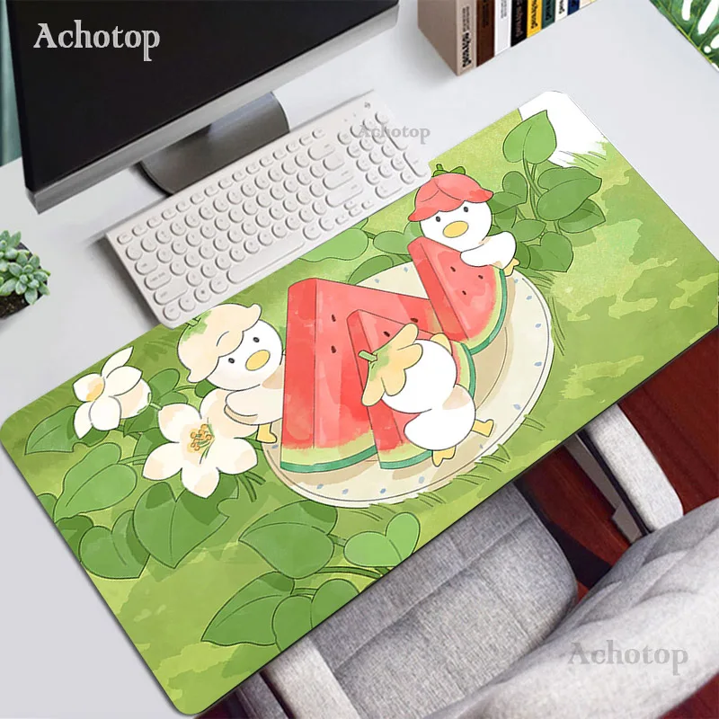 Kawaii Mouse Pad Gamer Large Cute Mousepad Summer Keyboard Computer Personality Pink Anime Carpet Rubber XL Laptop Desk Mat