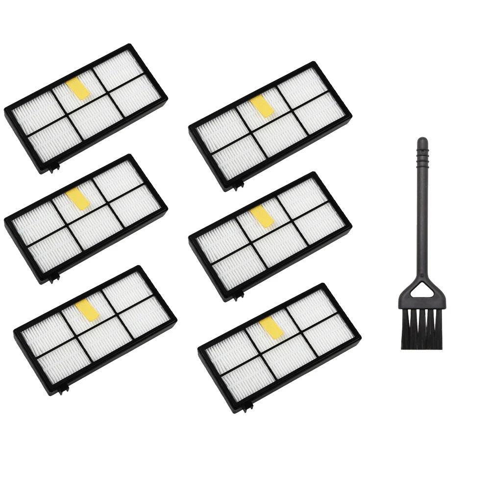 Hepa filtro para irobot roomba, conjunto com 10 peças para robô aspirador de pó roomba série 800, 900, 860, 865, 866, 870, 871, 880, 885, 886, 890, 900 e 960