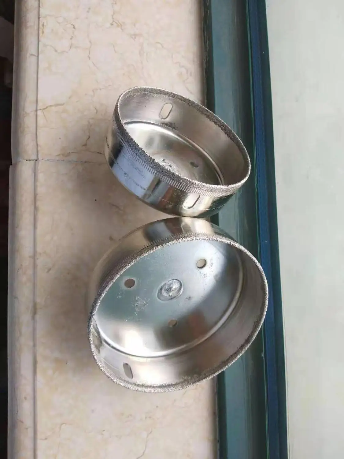 Broca revestida de diamante, 1 peça de 100mm/90mm, broca de perfuração, núcleo de serra, telha de mármore adequado para uso em furadeira, vidro