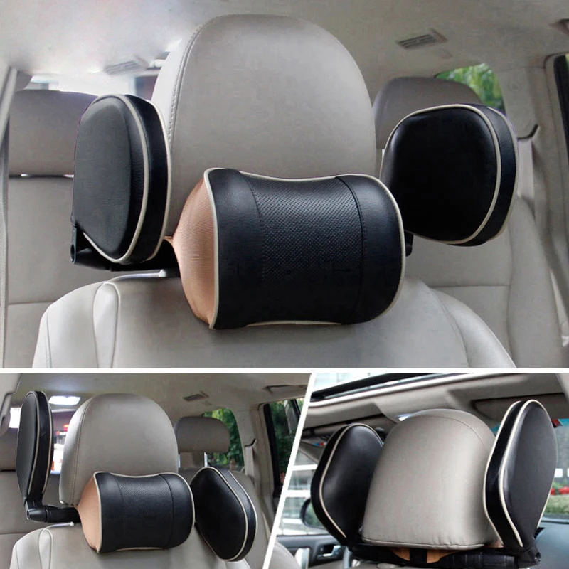 U-shaped Car Seat Headrest Neck Rest Pillow Travel Cushion Support Solution Headrest Protector For Kids Adults Child Accessories