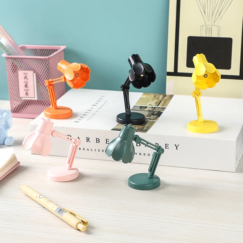 Book Folder Mini Small LED Reading Lamp Portable Folding Portable Night Light Magnetic Desktop Desktop Eye Protection Lamp