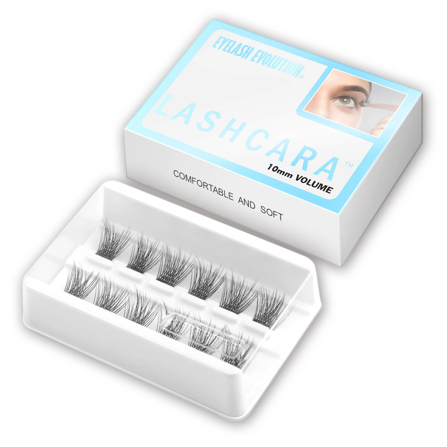 EASITENSION Clusters Lashes DIY Segmented Eyelashes Extension Volume Professional Individual Beam Bundles Eyelashes