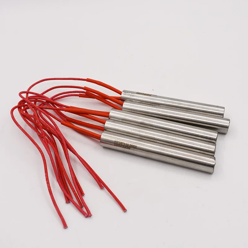 Stainless Steel 8x80mm Cartridge Heater 8mm Tube Diameter 24V/36V/110V/220V/380V 160W Single End Electric Heater Element