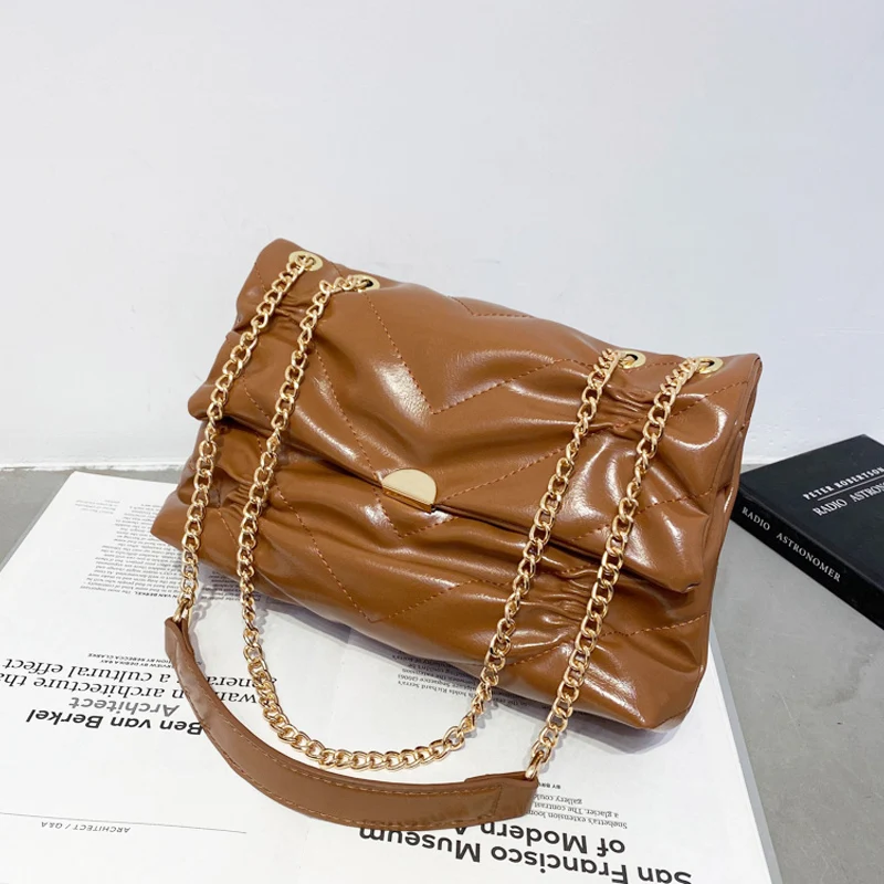 

Handbag 2021 Women Brand Handbag Clutches Purse Leather Chain Shoulder Bags Women Messenger Bag Female Bolsos Tote