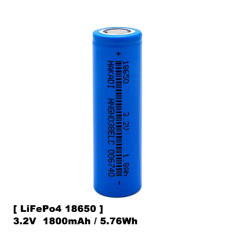 LiFePO4 18650 3.2V 1800mah akumulator akumulator Brand New długi cykl życia dla elektronarzędzia urządzenie domowe układ słoneczny 5.76WH