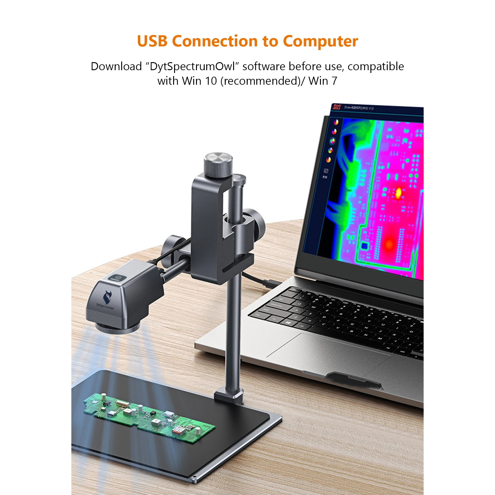 Infrared Thermal Imager 260*200 IR Pixels Benchtop Thermal PCB Detection PC Analyzer Inspection Thermal Imaging Camera