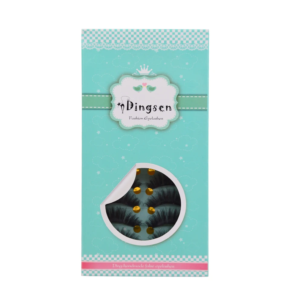 10 Pares de Pestañas Postizas 3D de Visón Sintético Suave, Naturales, Despeinadas, Entrecruzadas, Esponjosas, Extensión para Maquillaje 3