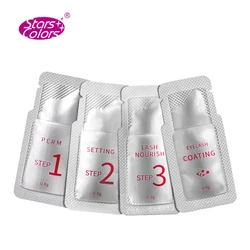 10 pieces/lot #1 #2 #3 Sachet Coating lash lift Eyelash Perm Set Eyelash Nutrition Lotion Convenience Use