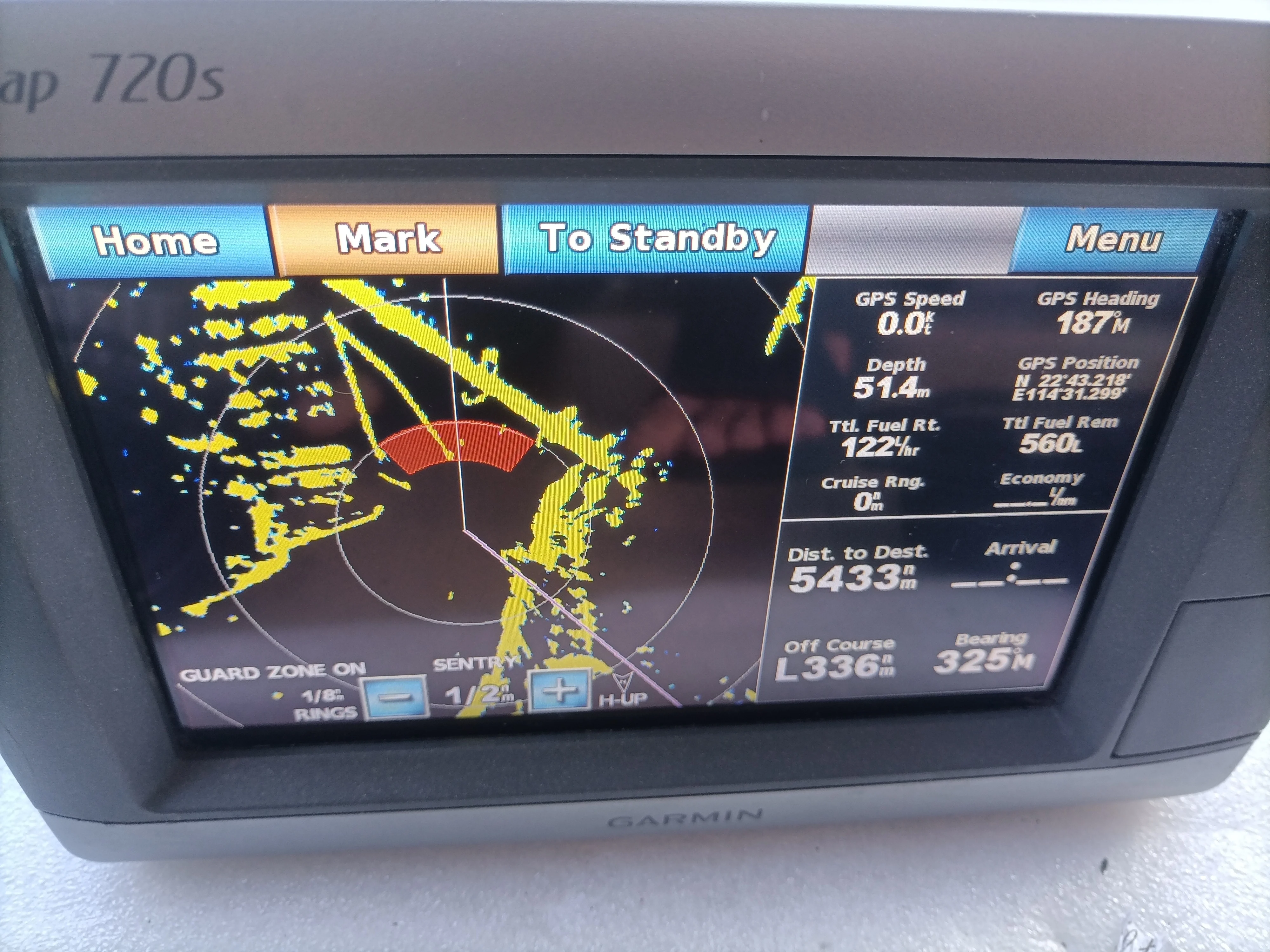 GARMIN GPSMAP 720 MARINE GPS 7 ''touchpad BOAT usa GPS chartplotter