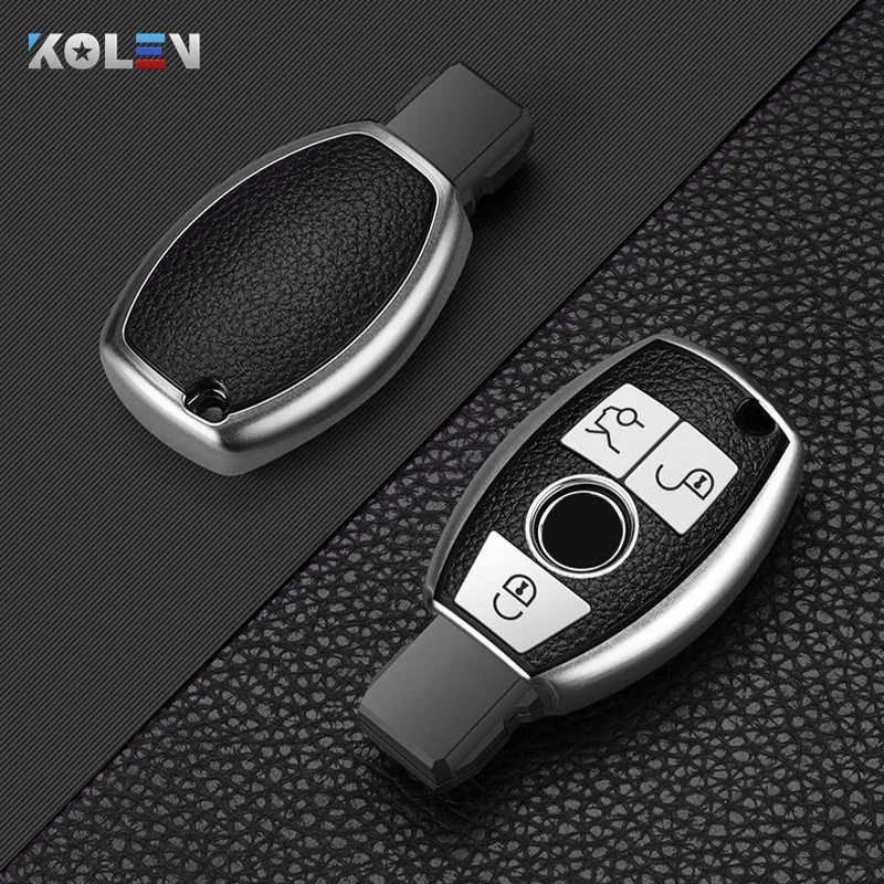 PU+TPU Car Remote Key Cover Case Shell For Mercedes benz A B C E S GLA CLS CLA GLK Class W204 W251 W211 W210 W176 Accessories