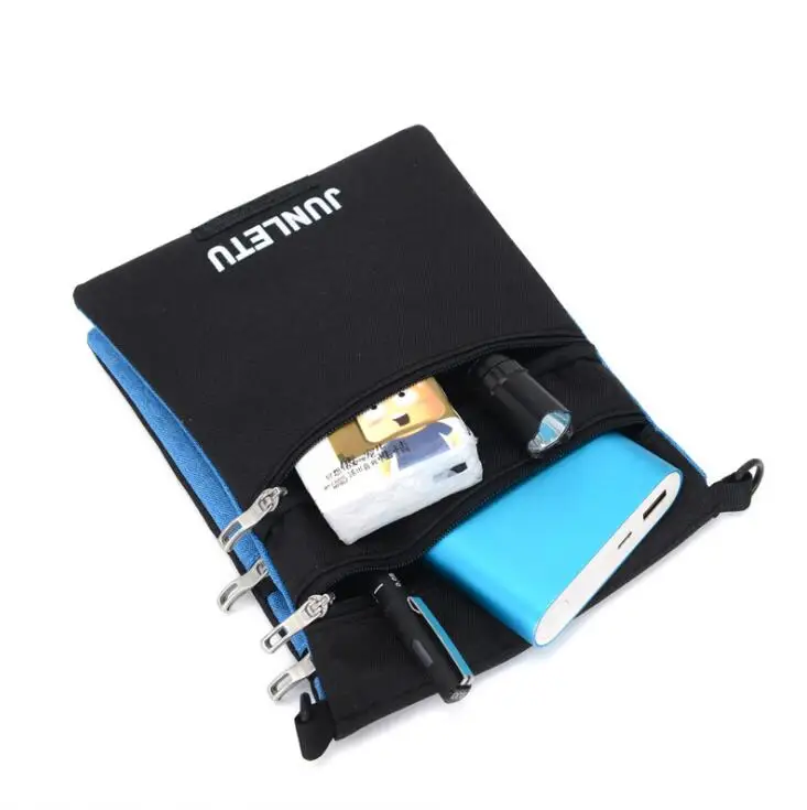 neck pouch in nylon Neck Wallet Silver Document Card Passport Pouch Multifunctional passport cover Mini Shoulder Bag change bag