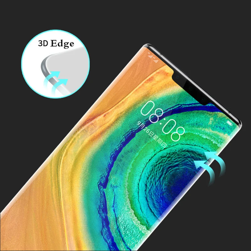 2 In 1 Protective Glass for Huawei Mate 30 Pro 5G Safety Screen Protector Camera Lens Tempered on Huawe Mate30 Pro Film