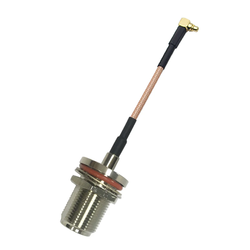 2Pcs MMCX Connector Cable to N female N to MMCX male Right angle pigtail RG316 Antenna AP Coax Adapter