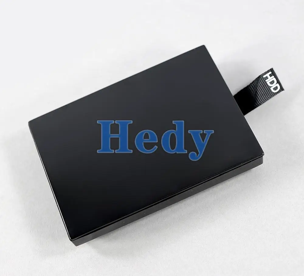 10PCS สำหรับ Xbox 360 Slim Hard Drive Enclosure HDD Case Shell Black สำหรับ XBOX360