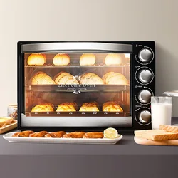 Electric Oven Household 40 Liters Small Independent Temperature Control Cake Large-Capacity Baking Multi-Function Oven