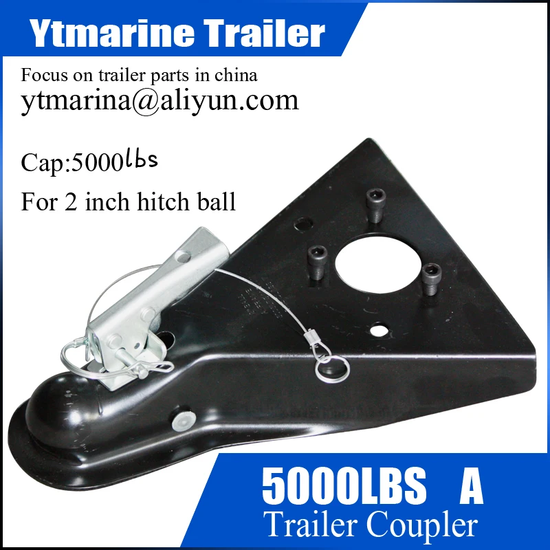 

5000Ibs 2"Ball A-Frame Trailer Coupler Hitch Couping RV Parts Camper Trailer Caravan parts Accessories