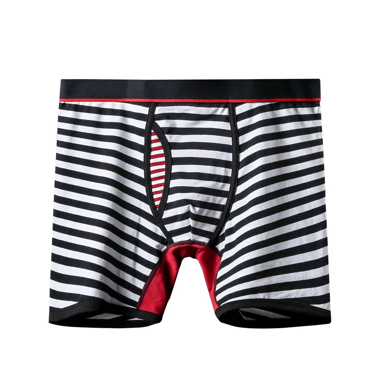 The latest trends longer Men\'s Boxers with Stripes Men\'s Underwear with Length Underwear