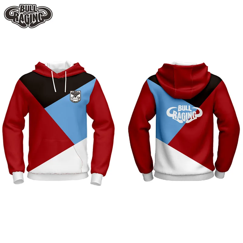 

RagingBull Longsleeve Sportswear New Design Full Sublimation Printing Hoodie