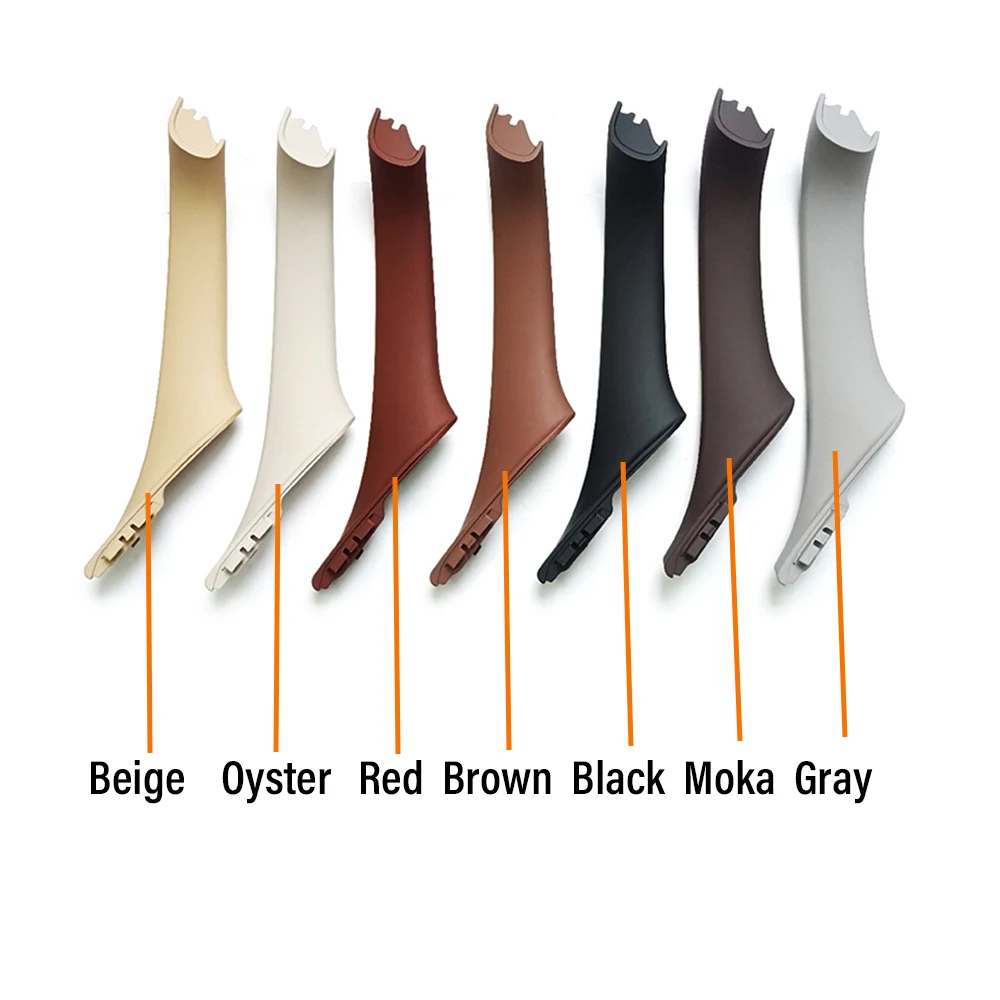 Interior Car Beige Brown Black Left Right Handle Inner Door Panel Pull Trim Cover For BMW 5 Series F10 F11 520i 523i 525i 528i