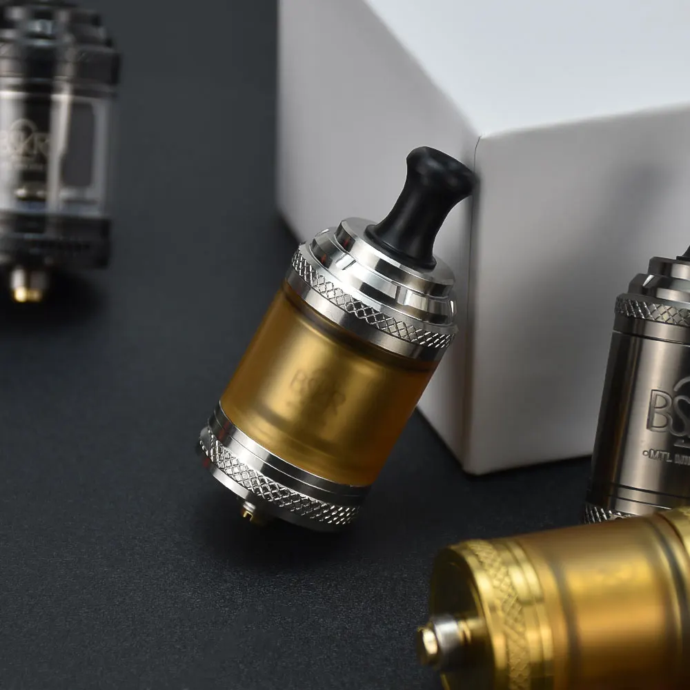 22MM Berserker BSKR Mini V2 MTL RTA Tank 2ml/2.5ml 22mm Diameter Electronic Cigarette 316SS Single Coil Rebuildable Atomizer