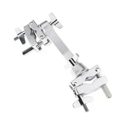 Universal Metal Drum Mount Bracket Suporte Suporte Suporte Suporte Braçadeira ajustável Acessórios de montagem Peças de percussão Cowbell Instrumento de percussão 1Pc